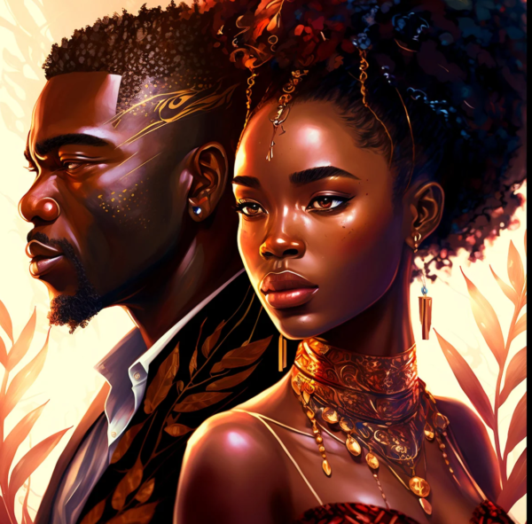 African Man & Woman